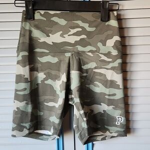 Pink Victoria’s Secret Camo Print Bike Shorts